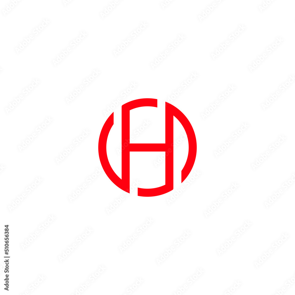 initial letters hs, dhd, oh logo vector initial letters hs, dhd, oh logo vector