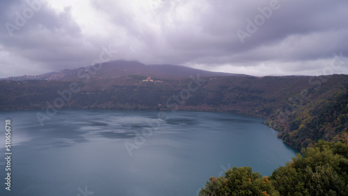 Albano lake seen from Castel Gandolfo