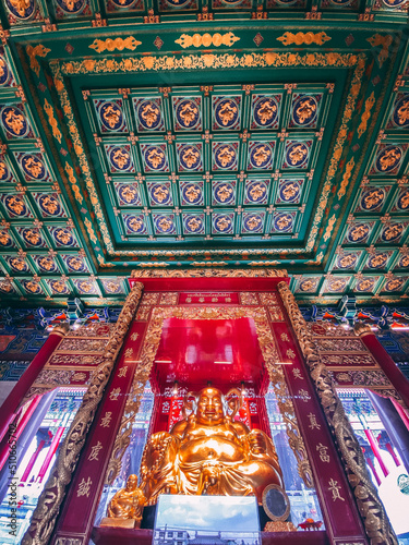 Wat Boromracha Kanchanapisek Anusorn or Wat Leng Noei Yi 2 chinese complex in Bang Bua Thong District, Nonthaburi, Thailand photo