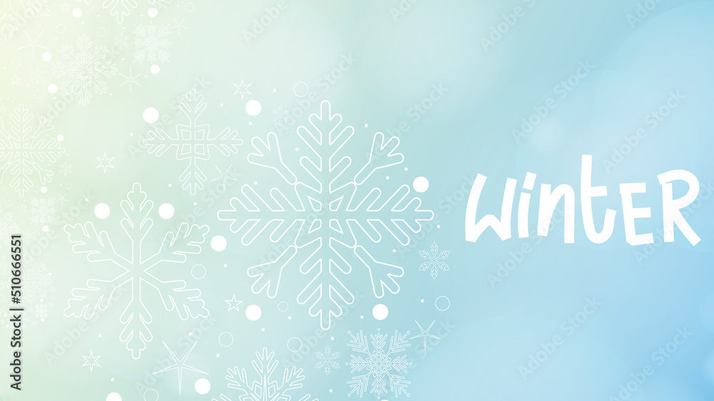 Winter season with snowflake in Christmas holiday on blue background , Flat Modern design , illustration Vector EPS 10 Winter season with snowflake in Christmas holiday on blue background , Flat Modern design , illustration Vector EPS 10