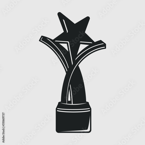 Award Trophy Silhouette Svg Cut File, Trophies Star Svg, Champion Trophy, Award Svg, Prize Svg, Sports Svg, Winner Awards Svg,
