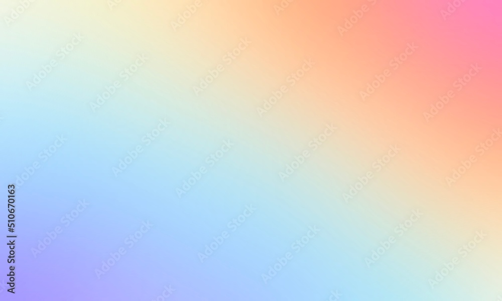 Gradient pastel wallpaper with colorful color palette illustration, Abstract presentation template, Colorful wallpaper illustration, Pastel art for commercials 