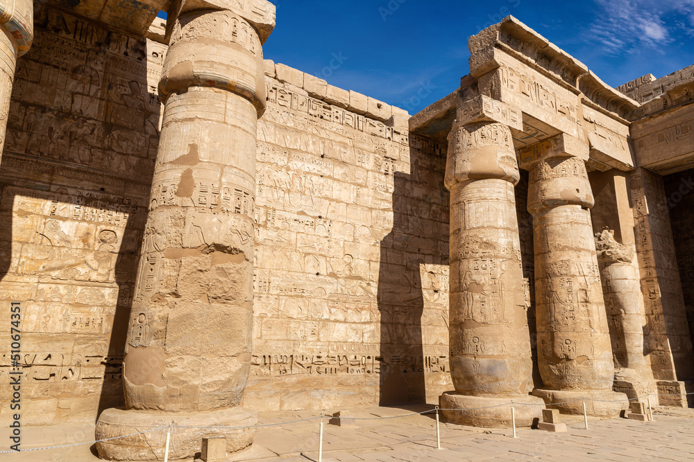 Medinet Habu temple in Luxor