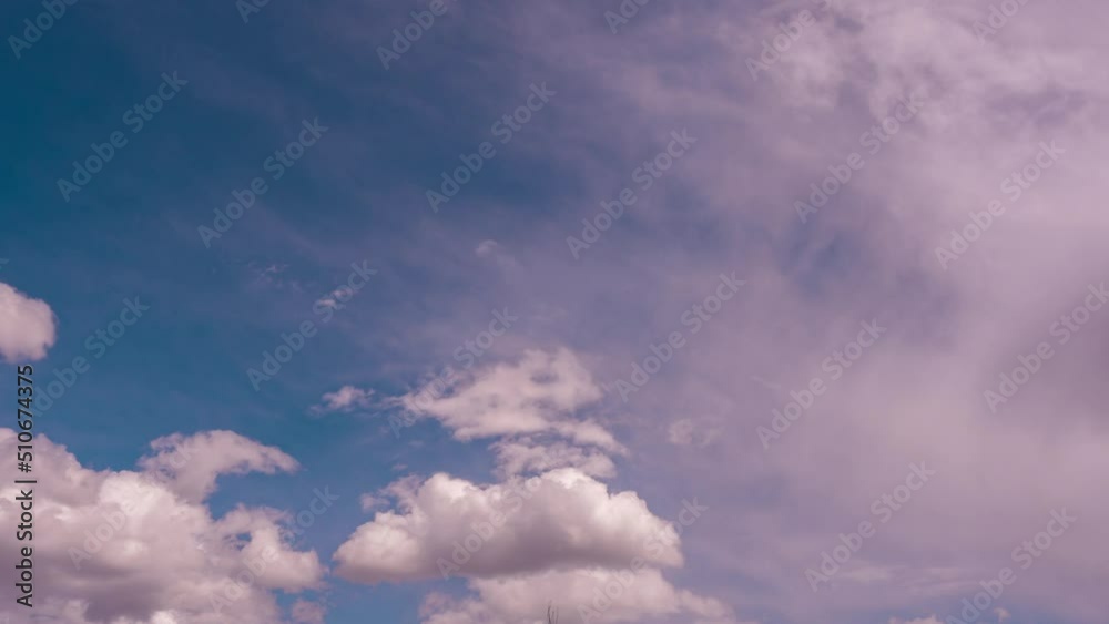pink clouds in blue sky, abstract color of cloudy environment in the air pink clouds in blue sky, abstract color of cloudy environment in the air