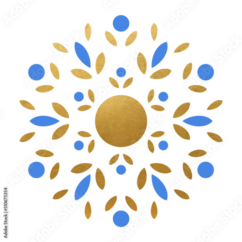 Beautiful Golden Mandala Decoration - Vector Ornament