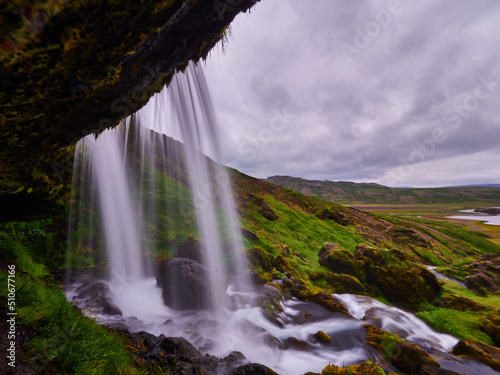 Cascada Sheep s Waterfall Islandia Norte