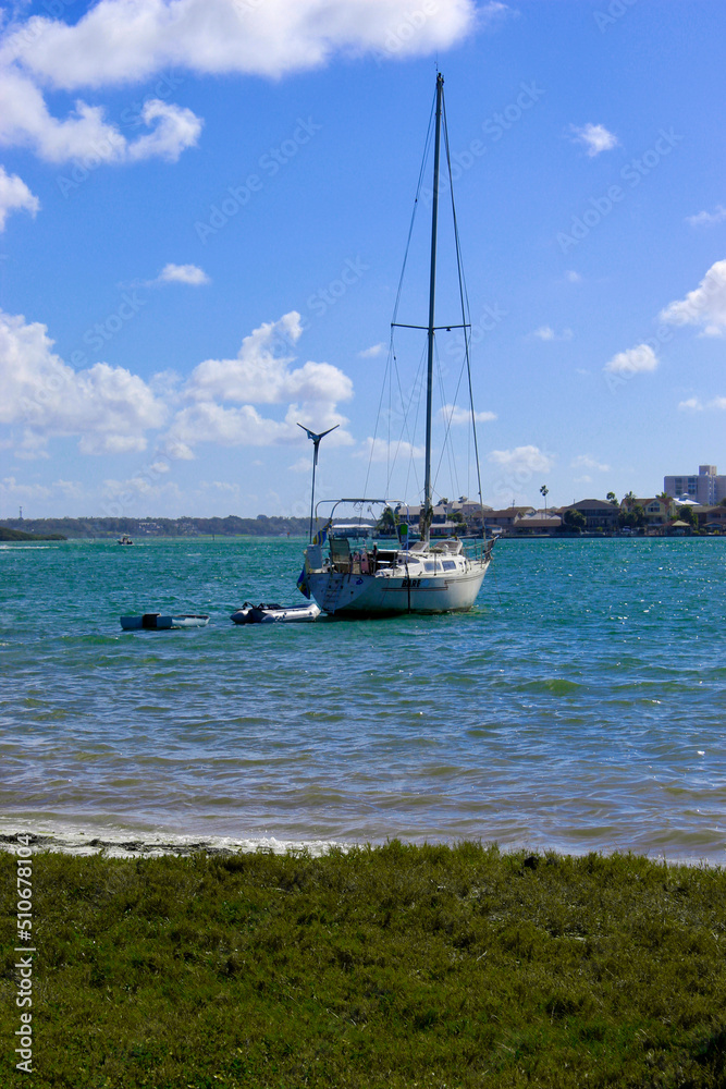 sailboat on the beach