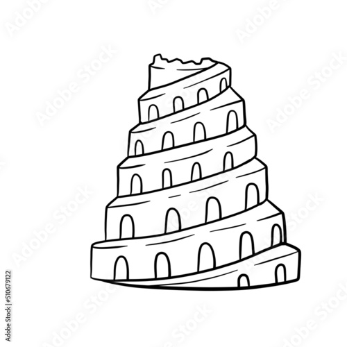 Fotobehang Tower of Babel