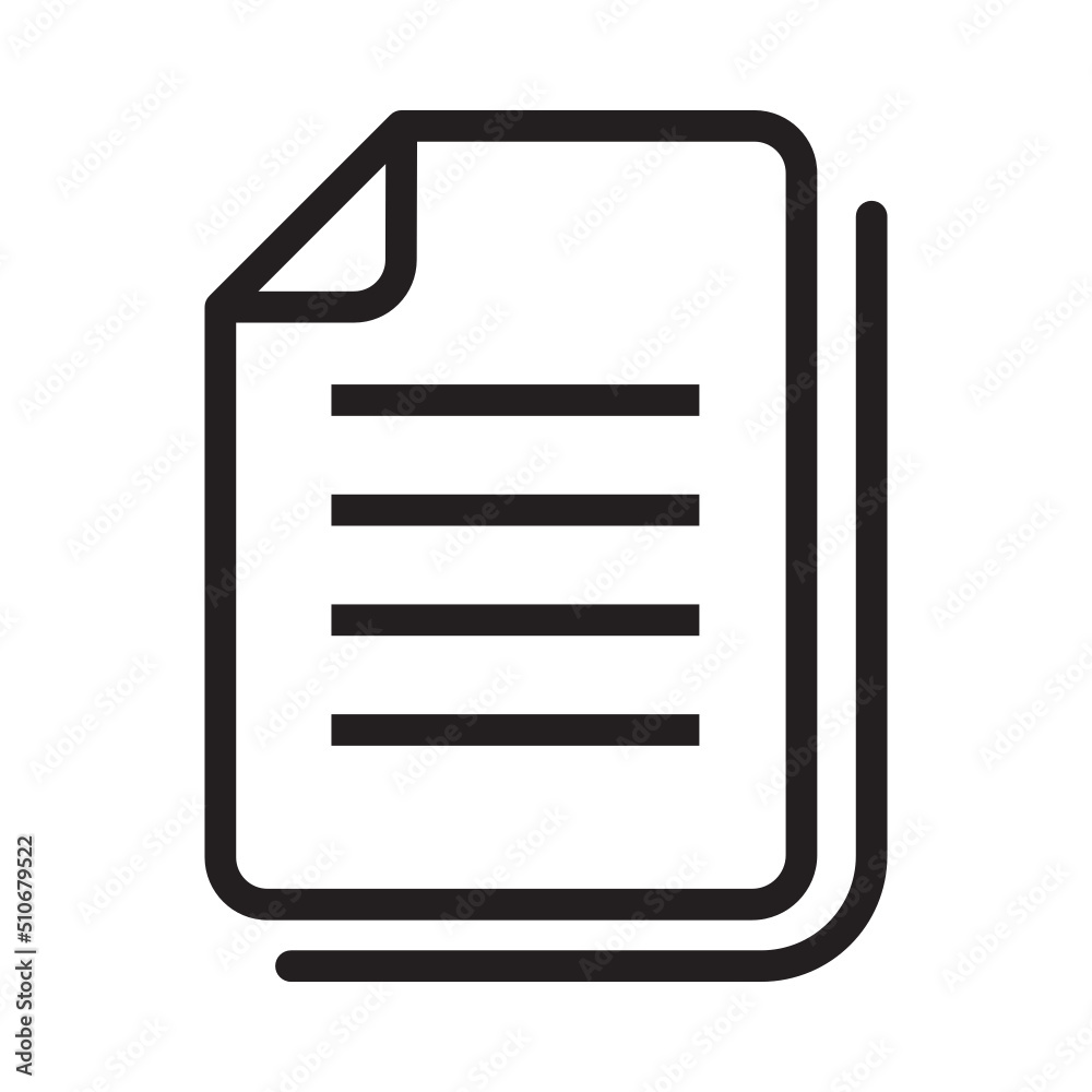 File icon vector. Document icon illustration File icon vector. Document icon illustration