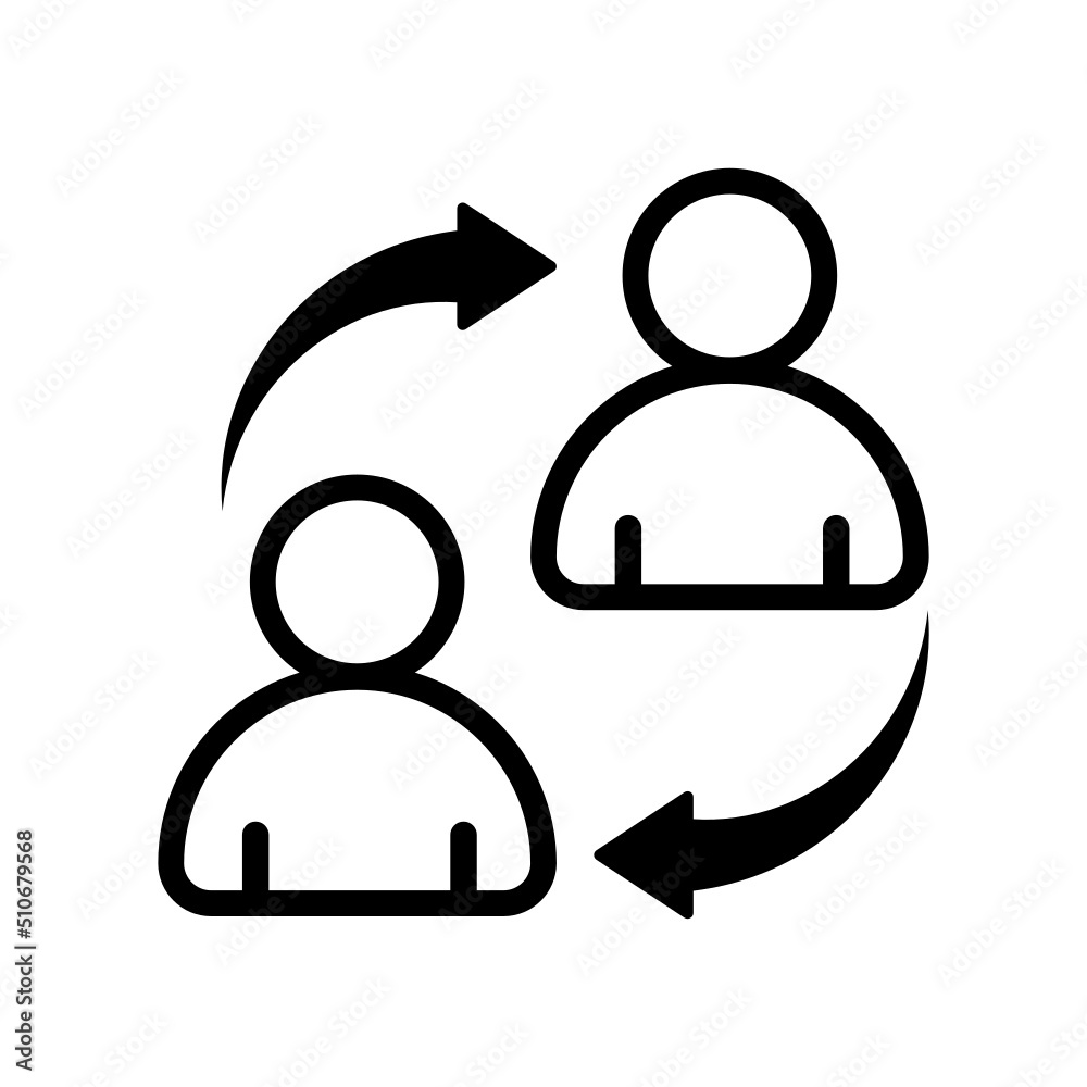 Arrow statistics decrease icon. Teamwork review, career development, demotion, negative performance, stagnation. Switching Job icon. Replacement, worker, arrow, business icon Arrow statistics decrease icon. Teamwork review, career development, demotion, negative performance, stagnation. Switching Job icon. Replacement, worker, arrow, business icon