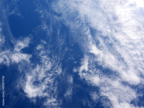 Blue sky and white clouds