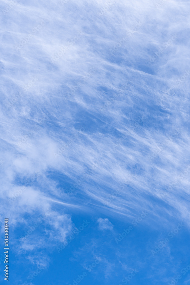 Soft white clound and blue sky, cloudscape