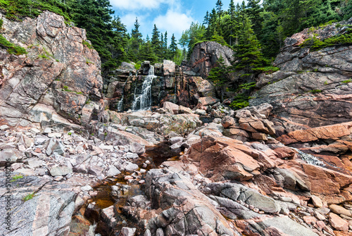 Black Brook Waterfall, Cape Breton, Nova Scotia. photo