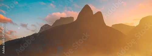 Two brothers mountain in Rio de Janeiro.