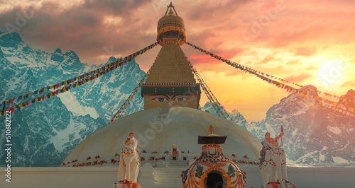  Bodhnath stupa photo