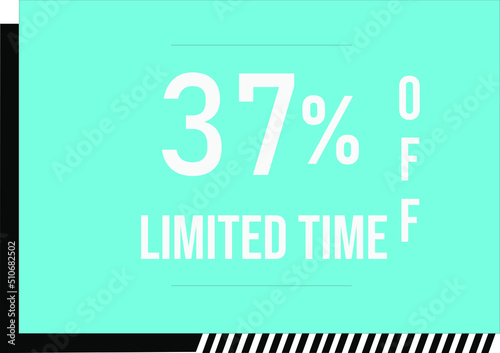 37 percent off with vector off square format