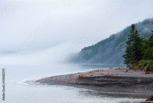 A foggy day, Cape Chignecto. photo