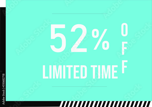 52 percent off with vector off square format