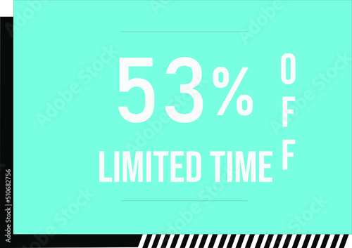 53 percent off with vector off square format