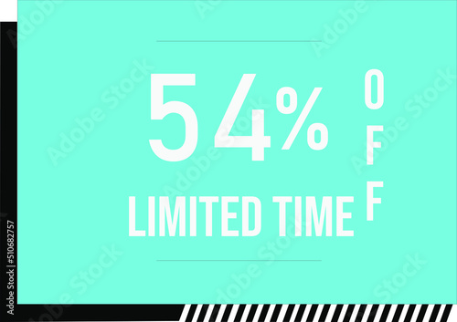 54 percent off with vector off square format