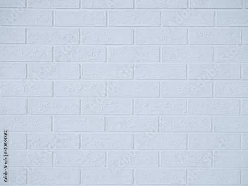 The white background of the brick wall. Stylish mockup with space for text