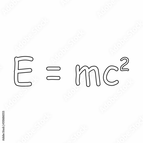 Mass enegry equivalence formula in physics