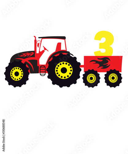 Tractor birthday boy svg, birthday boy girl svg png, tractor svg, farm tractor svg, farm svg, farmer SVG, farm life svg, farm tractors svg