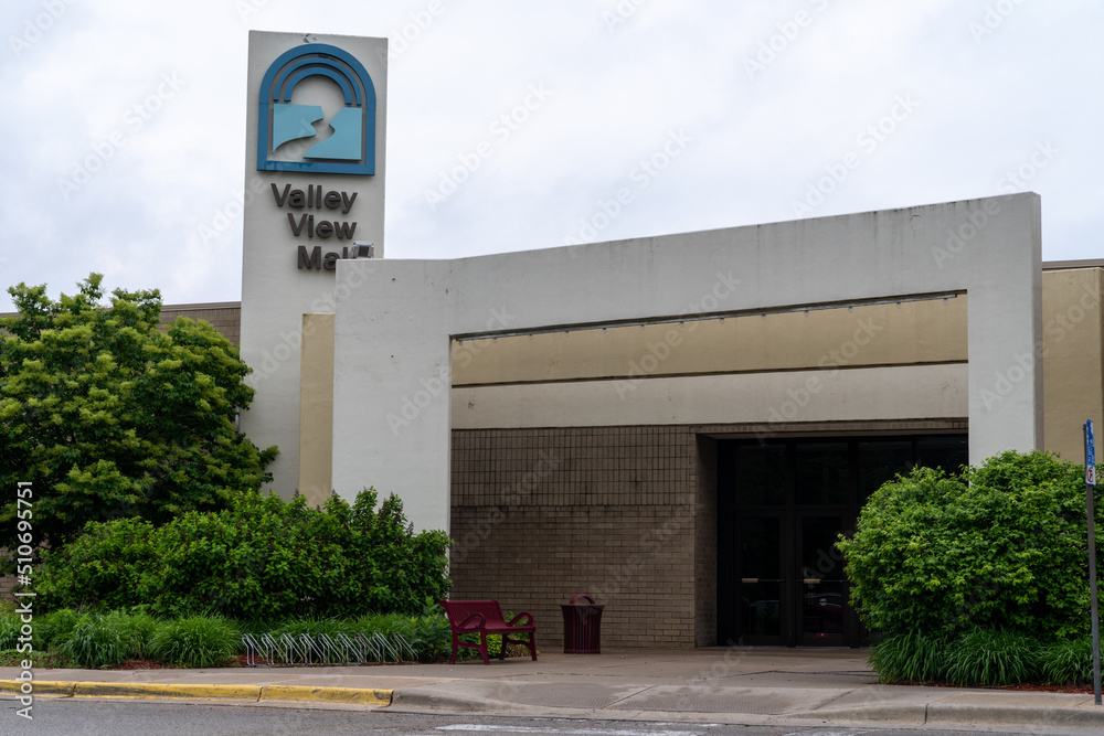 LaCrosse, Wisconsin June 11, 2022 Sign and logo for the Valley View