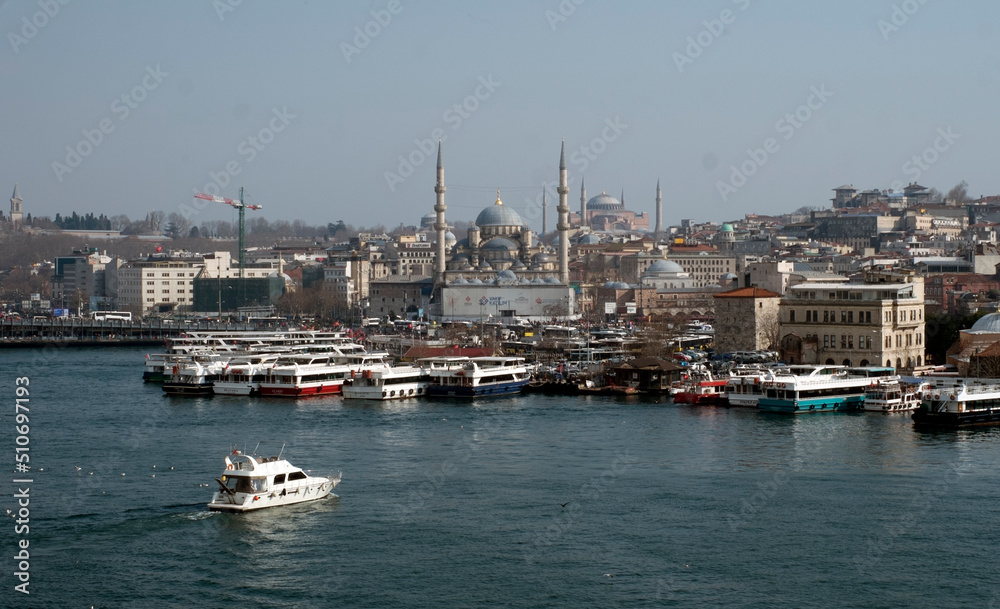 Historical peninsula , Eminonu istanbul from marmaray station