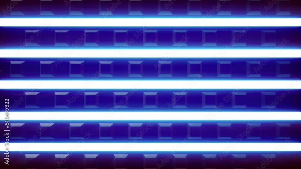 flashing Square Light and Neon Beam flashing Square Light and Neon Beam