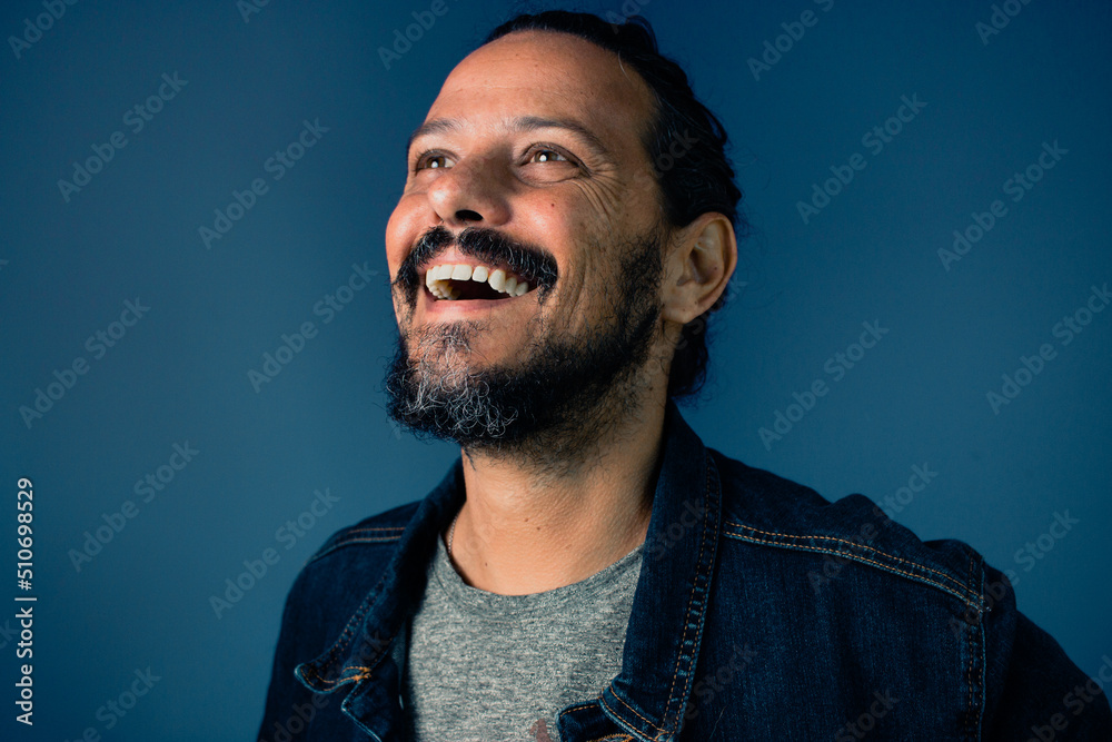 Fototapeta premium man 40 smiling