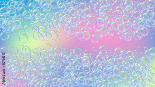 Soap foam. Detergent bath bubble and suds for bathtub. Shampoo.