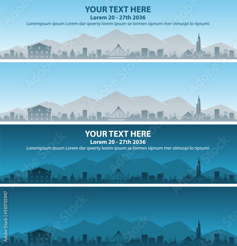 Andorra la Vella Skyline Profile Event Banner