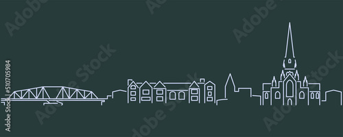 Salford Single Line Skyline Profile photo