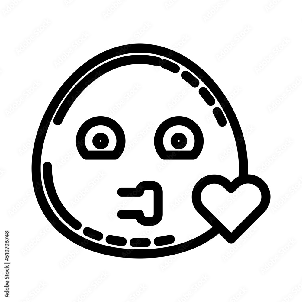 Obraz premium emoticon face
