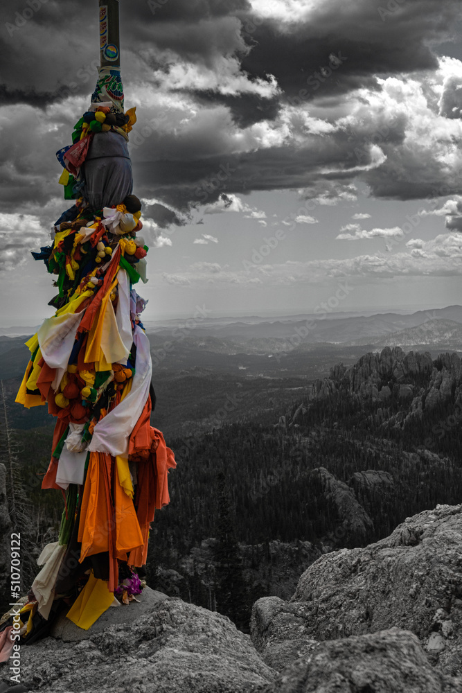 prayer flags at elk peak prayer flags at elk peak