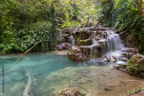 Amazing view of Krushuna Waterfalls  Bulgaria