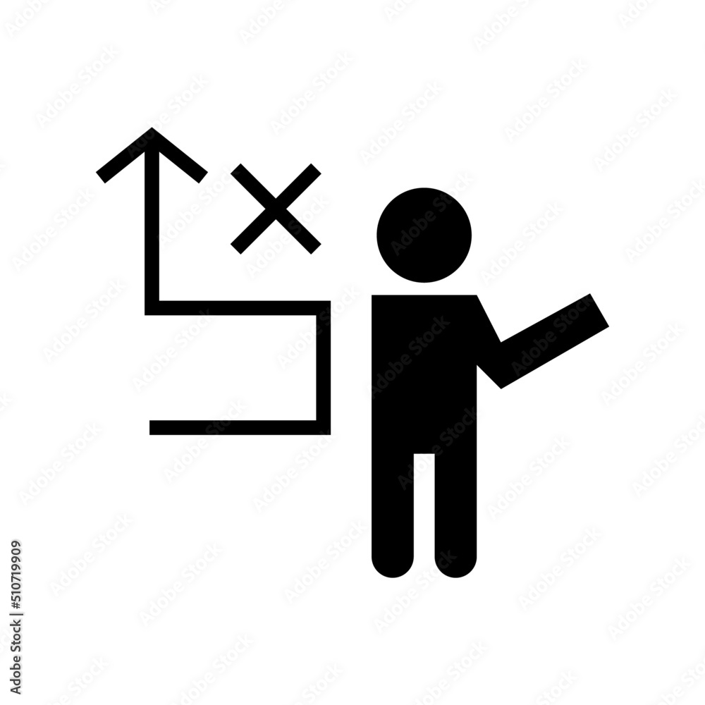 strategy plan icon or logo isolated sign symbol vector illustration - high quality black style vector icons
