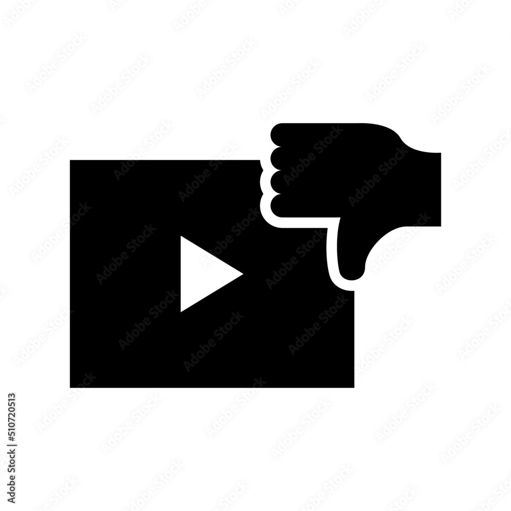 dislike video icon or logo isolated sign symbol vector illustration - high quality black style vector icons
dislike video icon or logo isolated sign symbol vector illustration - high quality black style vector icons