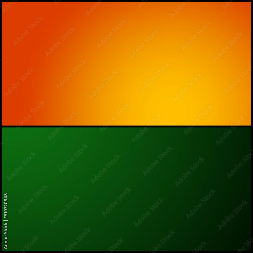 green and orange color of abstract background