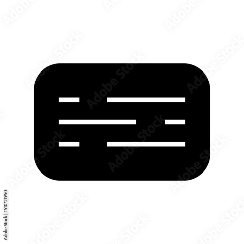 subtitles icon or logo isolated sign symbol vector illustration - high quality black style vector icons 