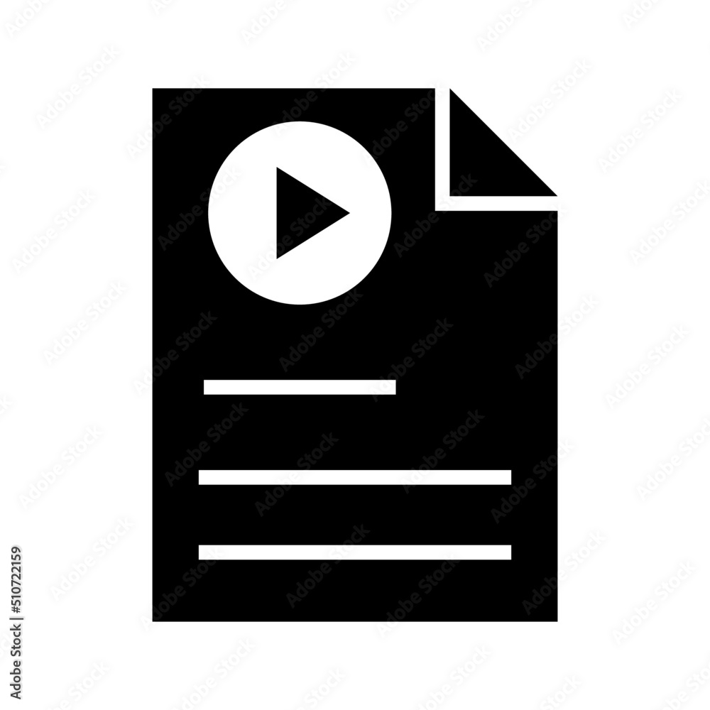 video script icon or logo isolated sign symbol vector illustration - high quality black style vector icons
video script icon or logo isolated sign symbol vector illustration - high quality black style vector icons