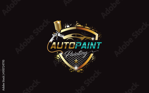 Illustration graphic vector of Auto Car Painting logo design template