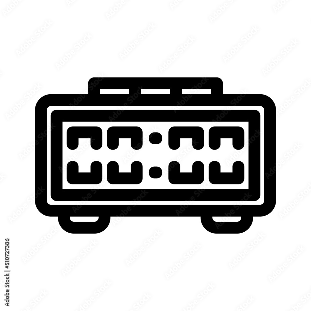 digital clock icon or logo isolated sign symbol vector illustration - high quality black style vector icons
digital clock icon or logo isolated sign symbol vector illustration - high quality black style vector icons