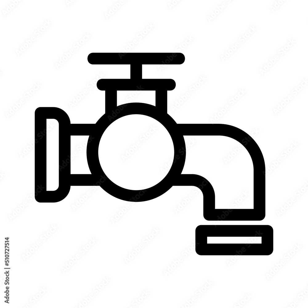faucet icon or logo isolated sign symbol vector illustration - high quality black style vector icons
