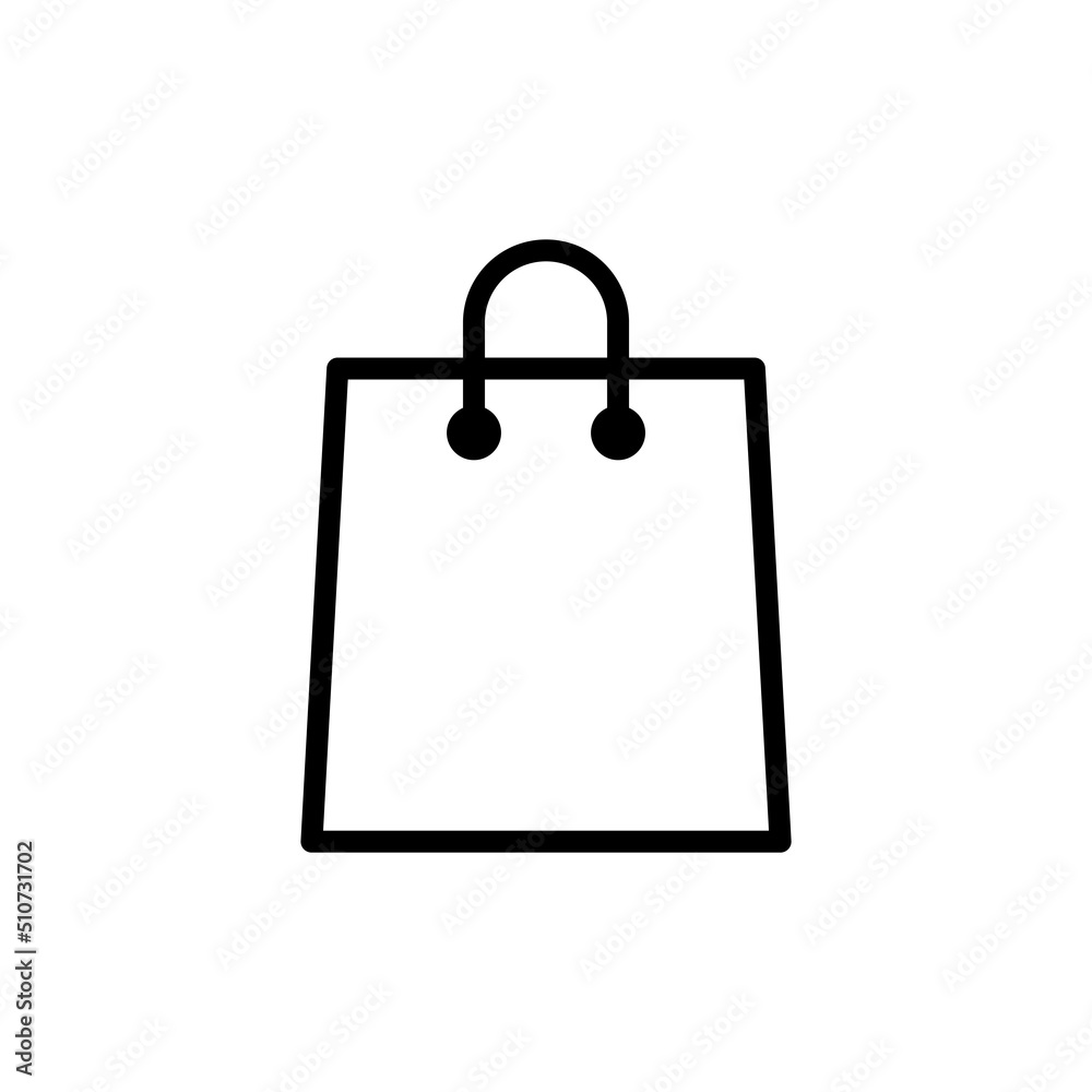shopping bag icon vector design illustrator shopping bag icon vector design illustrator