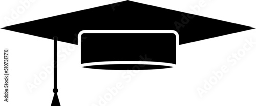 Graduation Cap vector illustration on white background.eps