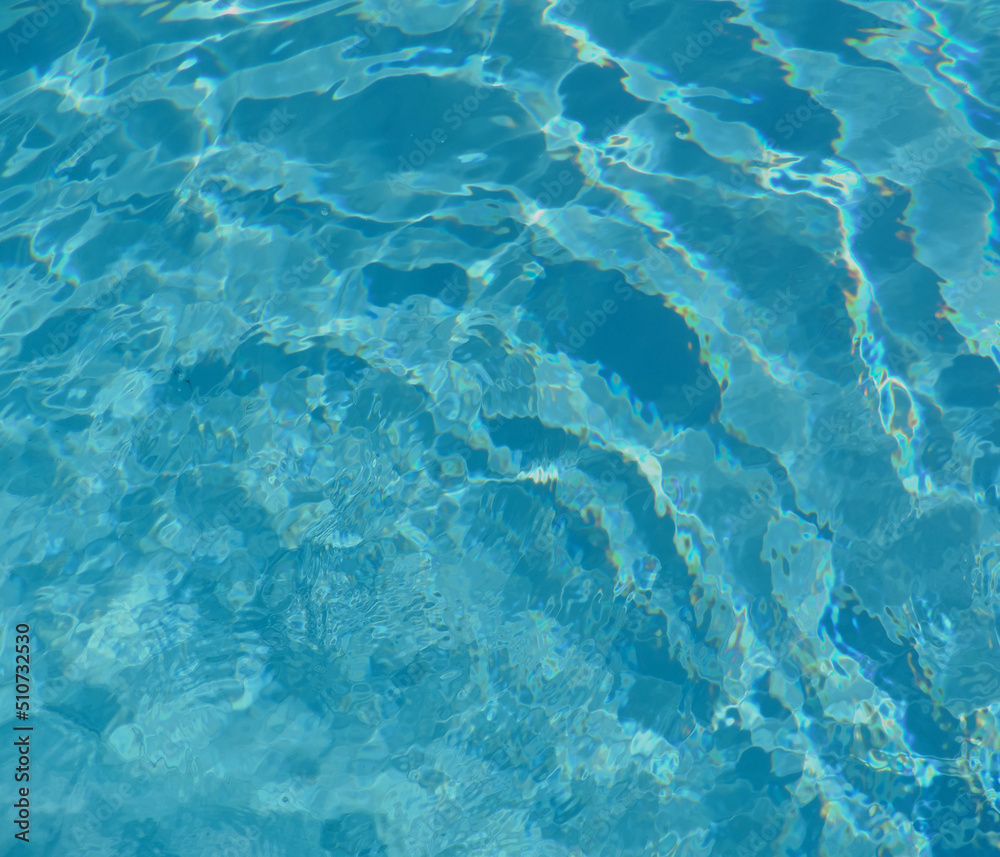 Pool surface texture blue