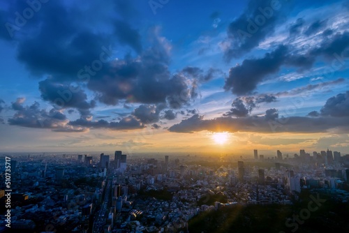 Photography 東京風景　サンセット　渋谷　新宿