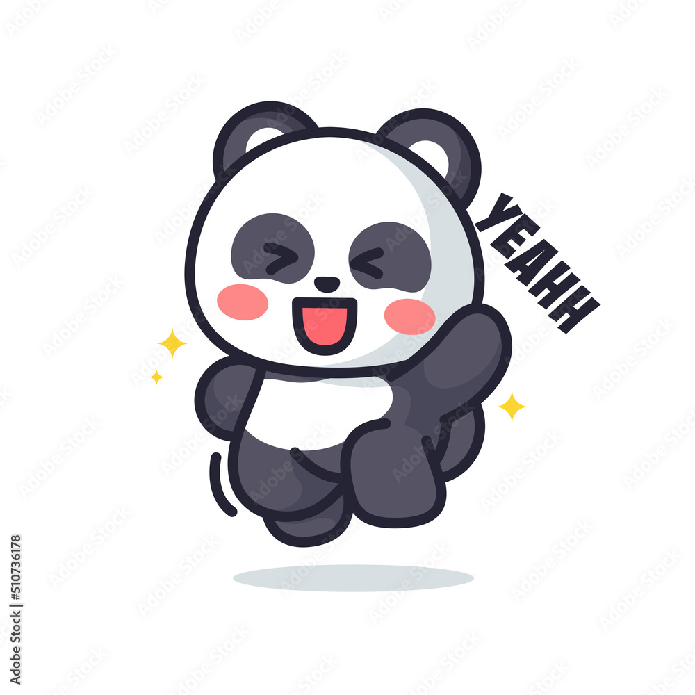 panda is posing cute and adorable panda is posing cute and adorable